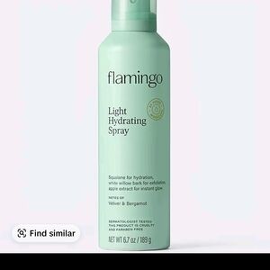 Flamingo Light Hydrating Spray - Mint Green Bottle